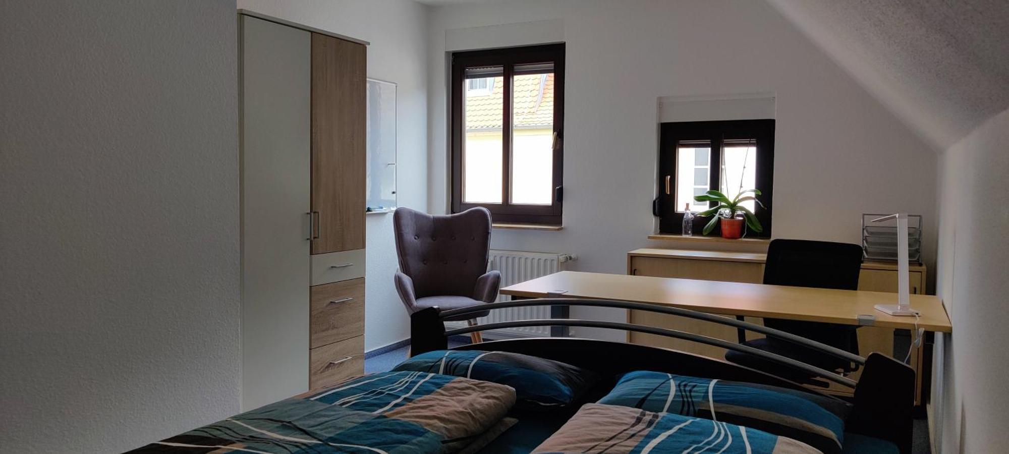 Ferienwohnung Zentrum 룩카우 외부 사진